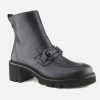 Women Paul Green | Paul Green - Philo Lisse Noir Ankle Boots On Labotte