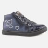 Girls Lunella | Lunella - Ladorable Birdy Bleu Lace-Up Boots On Labotte