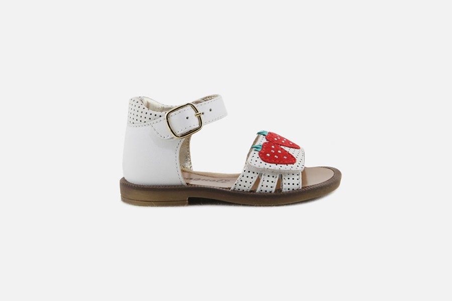 Girls Romagnoli | Romagnoli - Adora Fragola Sandals On Labotte