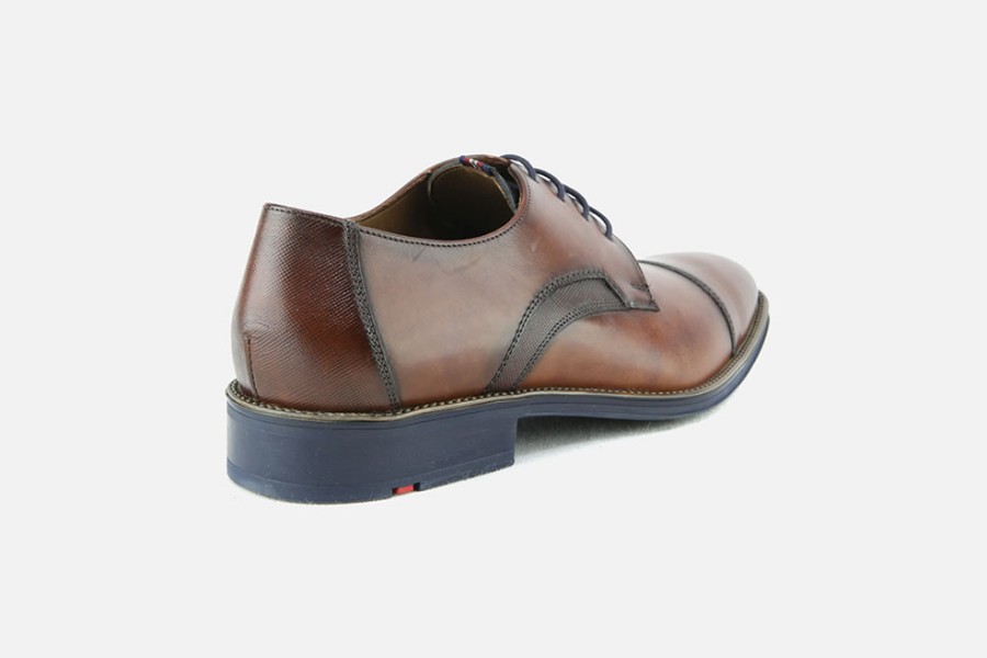 Men LLOYD | Lloyd - Geraud Cognac Derbies On Labotte