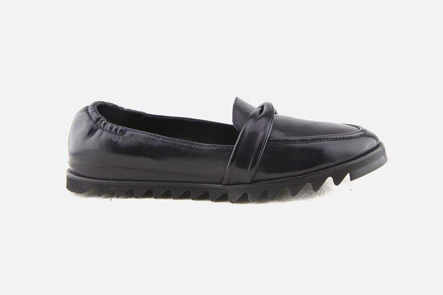 Women Lorenzo Masiero | Lorenzo Masiero - Lanester Bleu Loafers On Labotte
