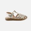 Girls Romagnoli | Romagnoli - Tamara Metallic Sandals On Labotte