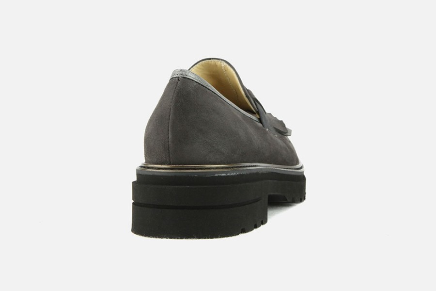 Women Brunate | Brunate - Baldwin Smoke Loafers On Labotte