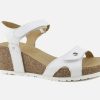 Women Panama Jack | Panama Jack - Julia Lisse Blanc Sandals On Labotte