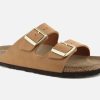 Women Birkenstock | Birkenstock - Arizona Veg Soft Pecan Sandals On Labotte