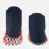 Girls Falke | Falke - Colourblock Navy Slippers-Socks On Labotte