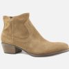 Women Muratti | Muratti - Rasmussen Dark Honey Ankle Boots On Labotte