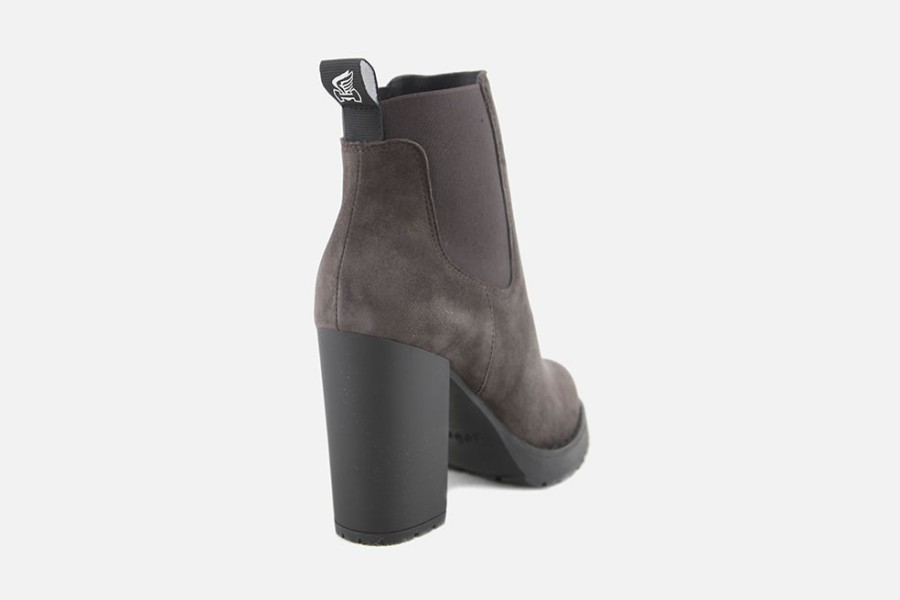 Women Hogan | Hogan - Hogan Chelsea 542 Brown Ankle Boots On Labotte