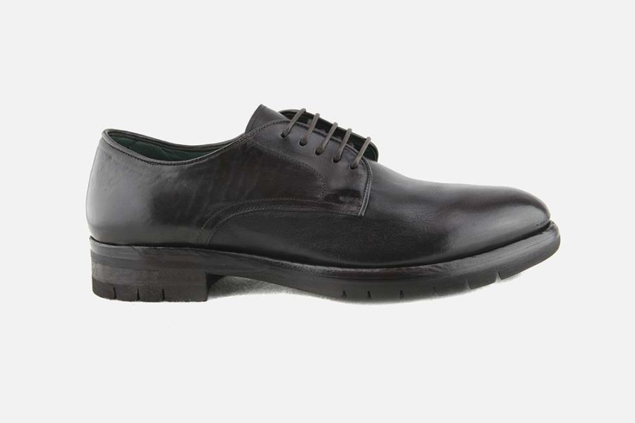Men Calpierre | Calpierre - Random Dark Brown Derbies On Labotte