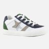 Boys Bellamy | Bellamy - Virgile Bleu Blanc Lace-Up Shoes On Labotte
