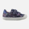 Girls Acebos | Acebos - Anaelle Scratch Bleu Velcro Shoes On Labotte