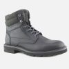 Men LLOYD | Lloyd - Flavio Hi Black Graphite Lace-Up Boots On Labotte