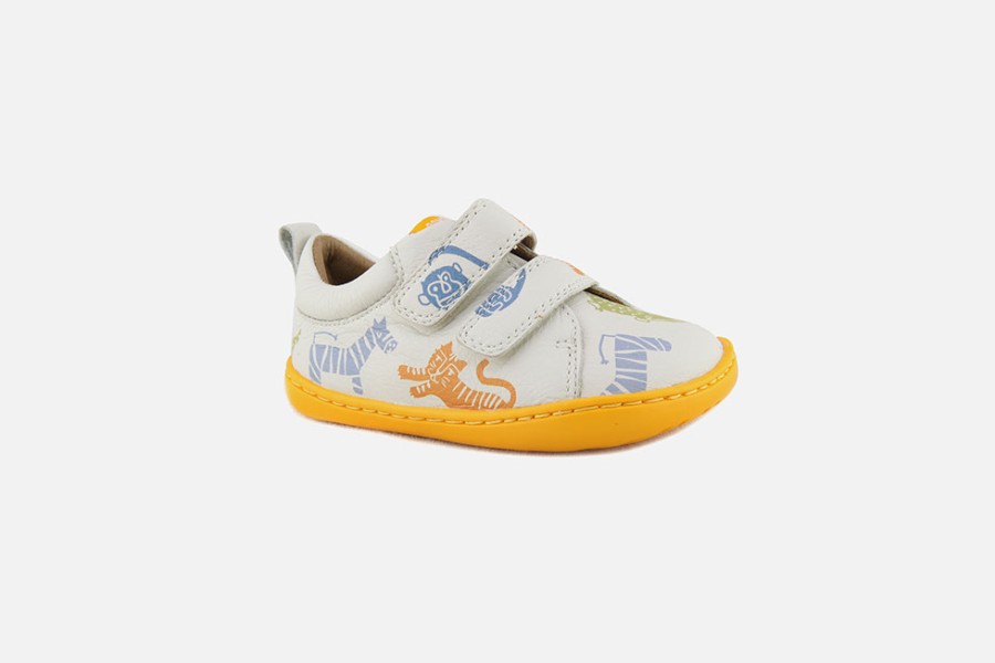 Girls Camper | Camper - First Walker Scratch Animals Velcro Shoes On Labotte