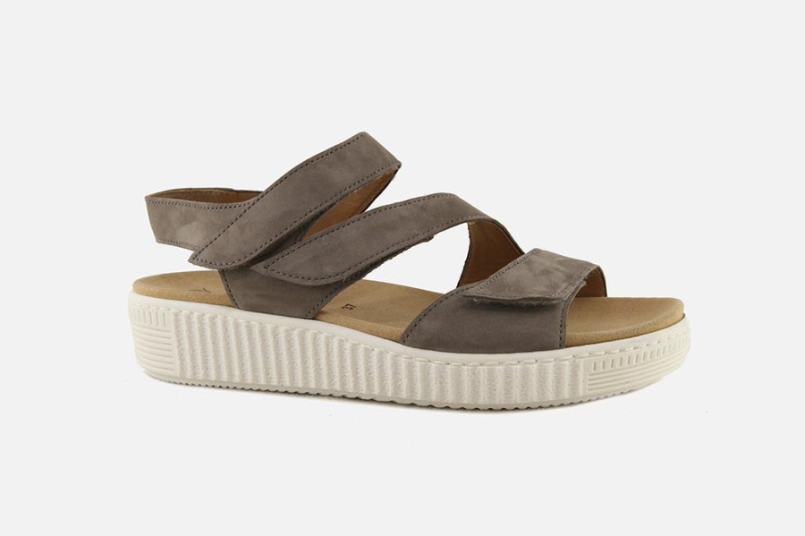 Women Gabor | Gabor - Lorina Mud Sandals On Labotte