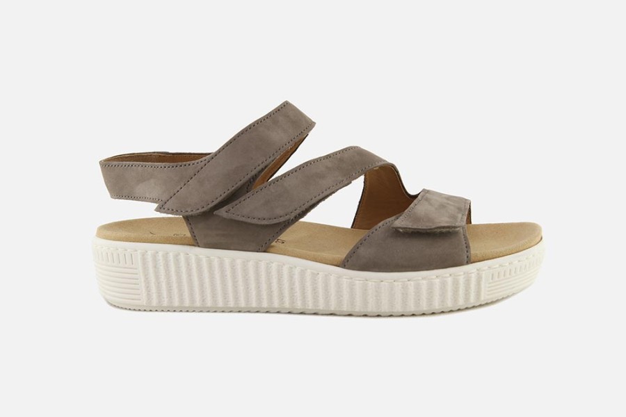 Women Gabor | Gabor - Lorina Mud Sandals On Labotte