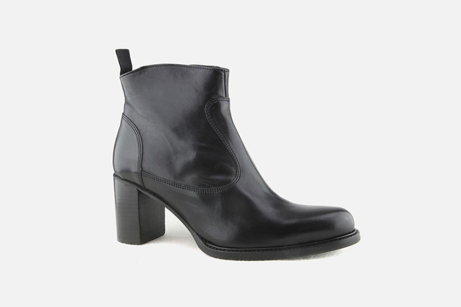 Women Muratti | Muratti - Raclot Lisse Noir Ankle Boots On Labotte