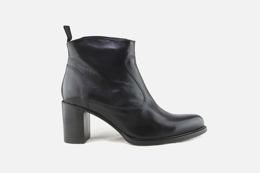 Women Muratti | Muratti - Raclot Lisse Noir Ankle Boots On Labotte