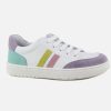 Girls Lunella | Lunella - Limonade Lilas Blanc Lace-Up Shoes On Labotte
