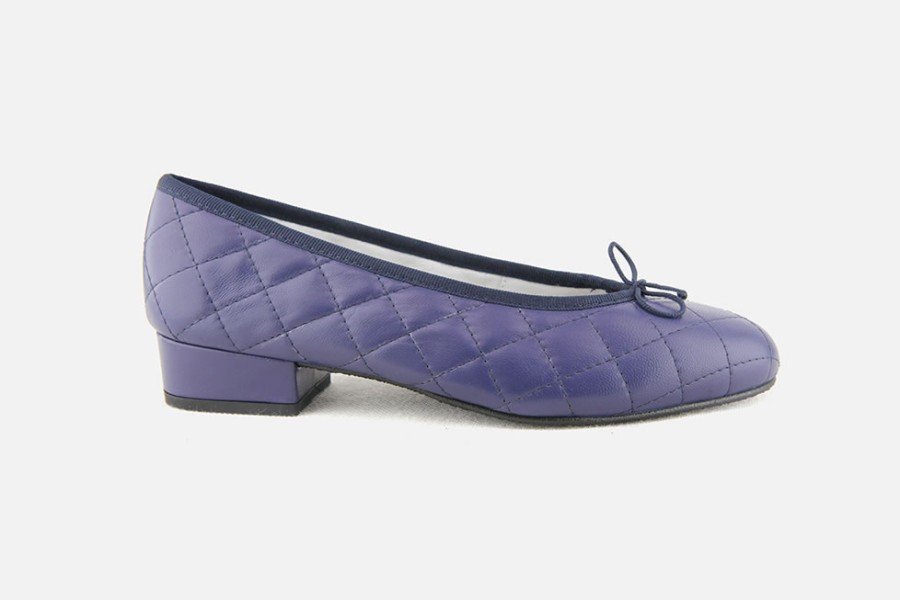 Women Heller | Heller - Grace Bleu Lavande Low Slippers On Labotte