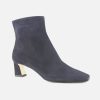 Women Brunate | Brunate - Bastille Boots Daim Bleu Ankle Boots On Labotte