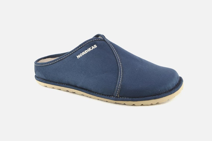 Men Nordikas | Nordikas - Vim Bleu Low Slippers On Labotte