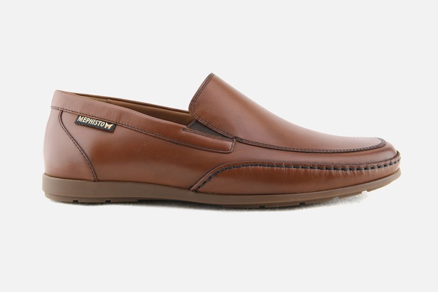 Men Mephisto | Mephisto - Andreas Moc Brandy Loafers On Labotte
