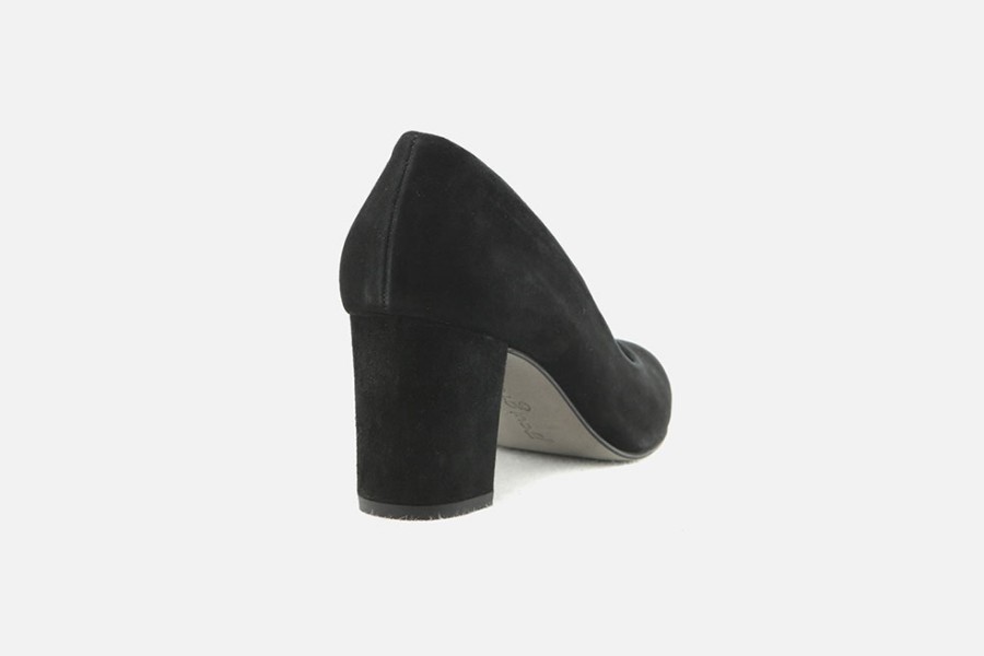 Women Paul Green | Paul Green - Praline D Noir Pumps On Labotte