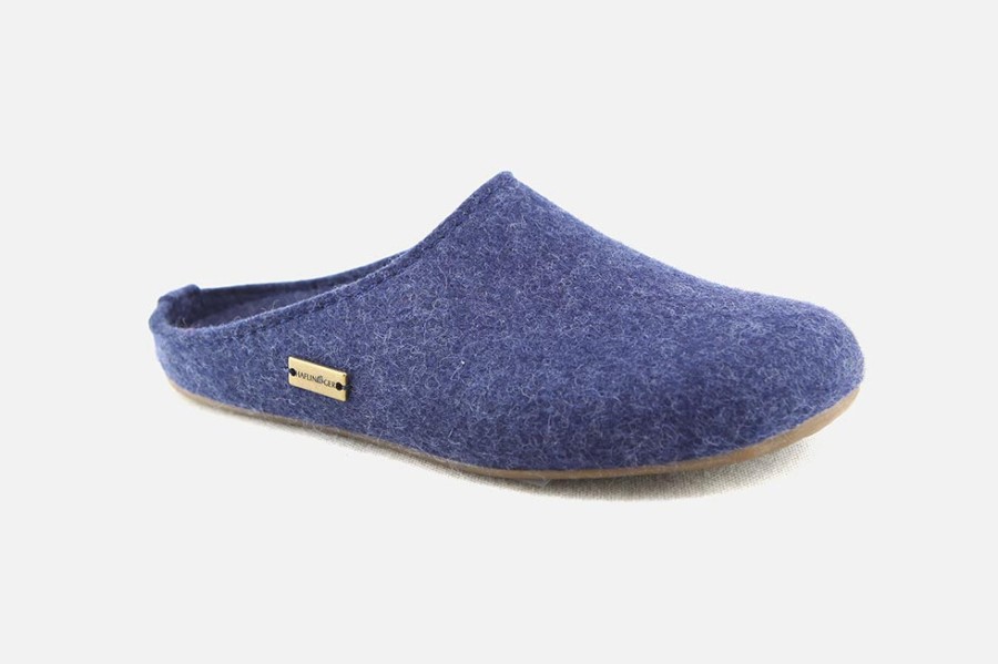 Women Haflinger | Haflinger - Maison Jeans Low Slippers On Labotte