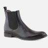 Women Xsa | Xsa - Edmonton Lisse Noir Ankle Boots On Labotte