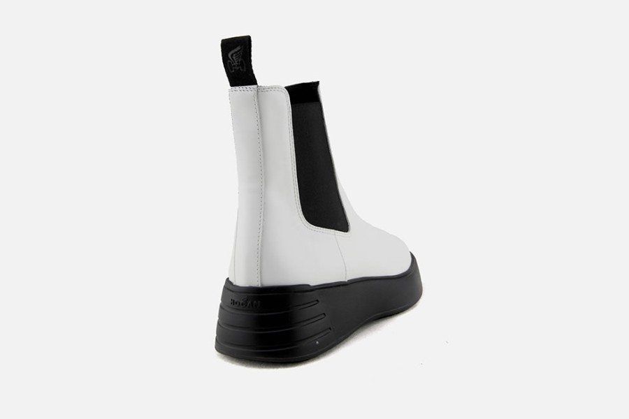 Women Hogan | Hogan - Hogan Chelsea Rebel Ice Ankle Boots On Labotte