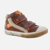 Boys Stones and Bones | Stones And Bones - Rento Rust Orange Velcro Shoes On Labotte