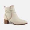 Women Pikolinos | Pikolinos - Calafat Buckle Ice Ankle Boots On Labotte