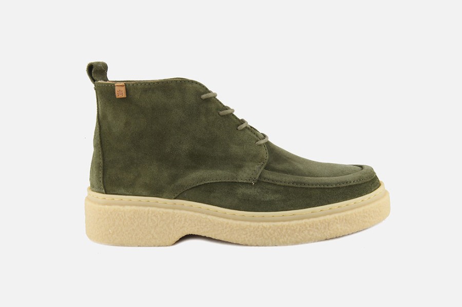 Women El Naturalista | El Naturalista - Arpea Chukka Forest Lace-Up Boots On Labotte