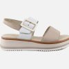 Women Gabor | Gabor - Lyric Blush Blanc Sandals On Labotte