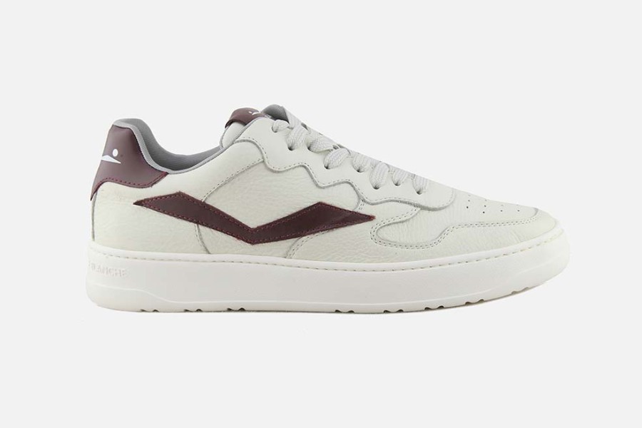 Men Voile Blanche | Voile Blanche - Layton 2 Dust Burgundy Sneakers On Labotte