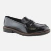 Women Ara | Ara - Kent Moc Lack Black Loafers On Labotte