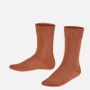 Girls Falke | Falke - Comfort Wool Terracotta Socks On Labotte