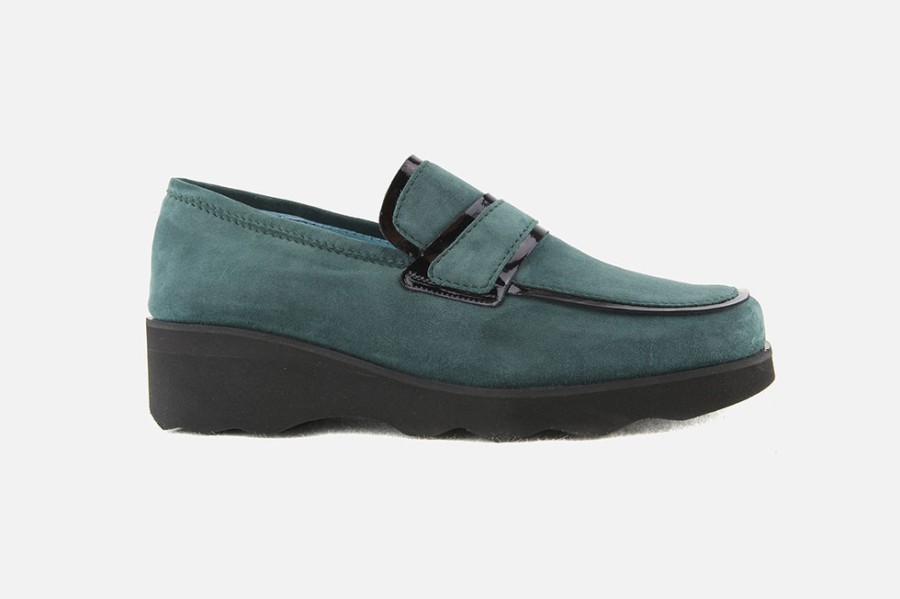 Women Thierry Rabotin | Thierry Rabotin - Tonic Forest Black Loafers On Labotte