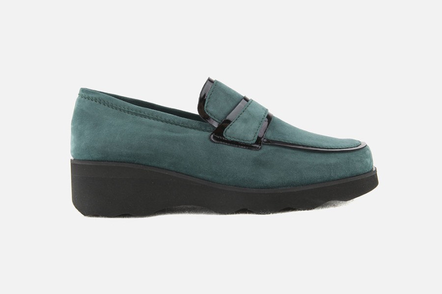 Women Thierry Rabotin | Thierry Rabotin - Tonic Forest Black Loafers On Labotte