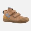 Boys Froddo | Froddo - Julius Cognac Blue Velcro Shoes On Labotte