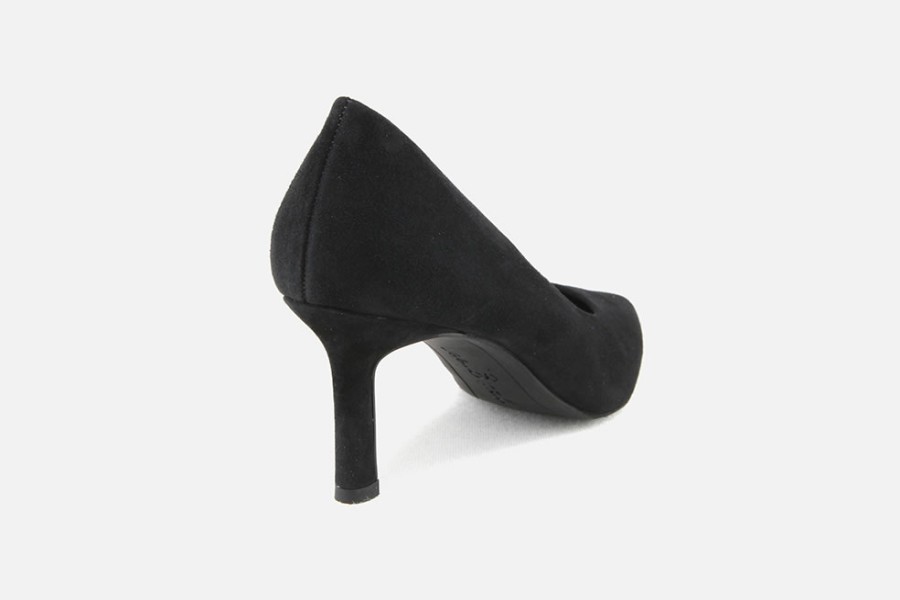 Women Paul Green | Paul Green - Prelude Daim Noir Pumps On Labotte