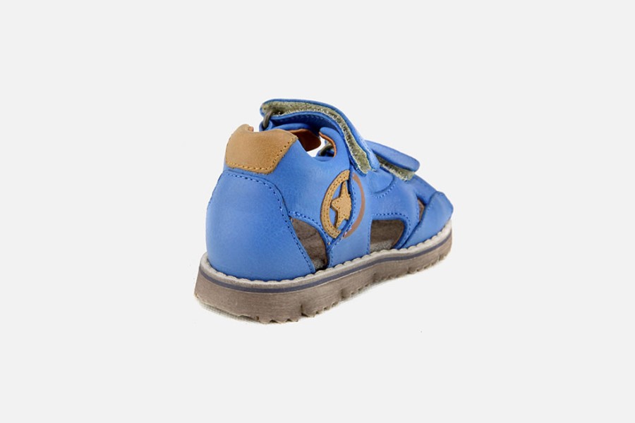 Boys Romagnoli | Romagnoli - Nelson Bleu Sandals On Labotte
