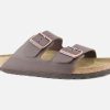 Men Birkenstock | Birkenstock - Arizona Birko Dark Brown Sandals On Labotte