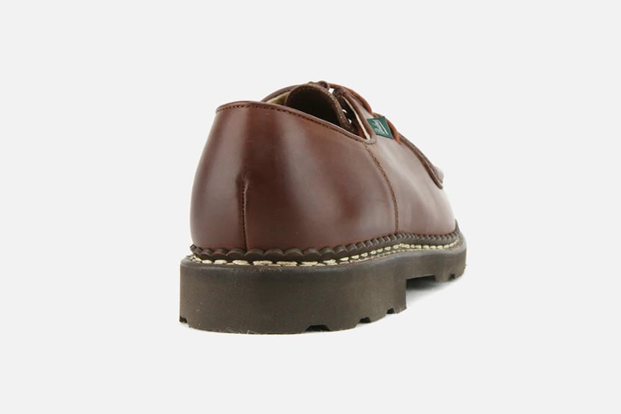 Men Paraboot | Paraboot - Michael Lisse Marron Derbies On Labotte
