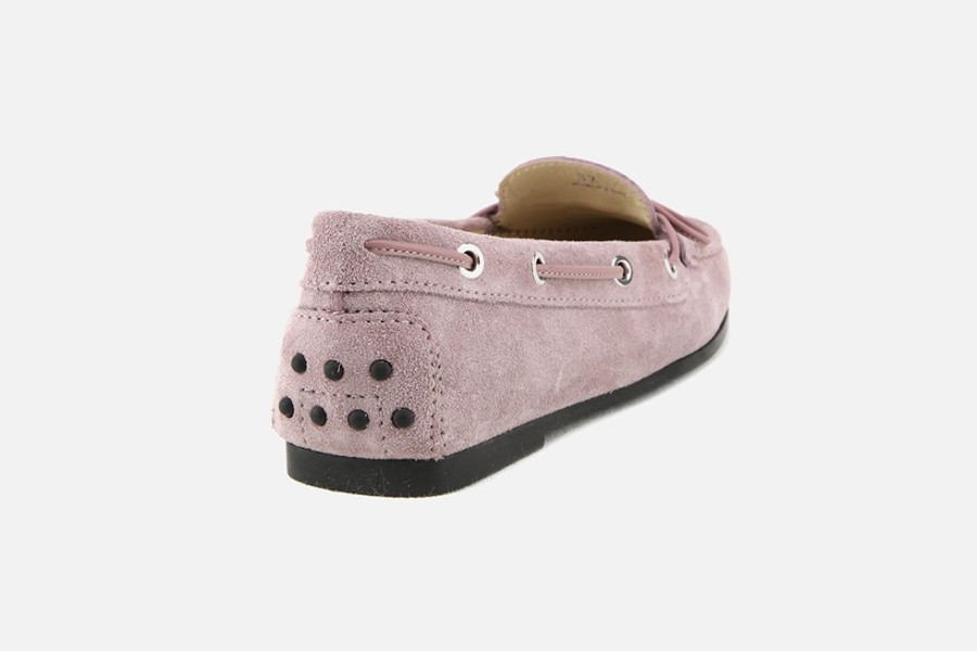 Women Tod's | Tod'S - Mocassino City Rosa Loafers On Labotte
