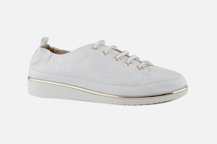 Women Xsa | Xsa - Eclair Craie Print Or Sneakers On Labotte