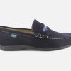 Men Paraboot | Paraboot - Boxter Marine Ciel Loafers On Labotte