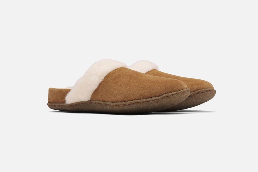 Women Sorel | Sorel - Nakiska Slide 2 Camel Brown Low Slippers On Labotte