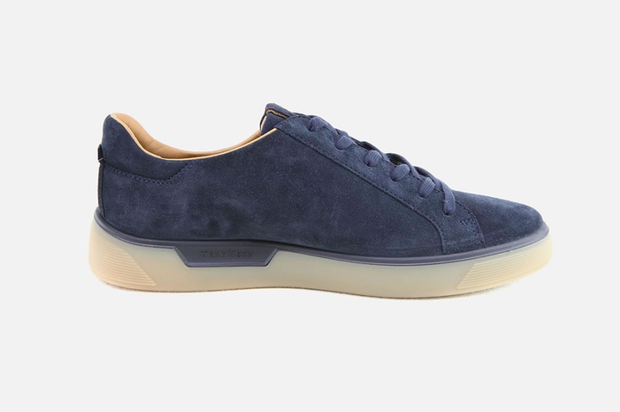 Men Ecco | Ecco - Street Tray Navy Sneakers On Labotte