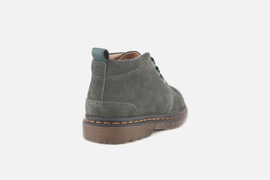 Girls Romagnoli | Romagnoli - Kiril Asphalt Lace-Up Boots On Labotte